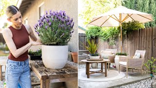 BEAUTIFUL PATIO DECORATING IDEAS  SPRING PATIO REFRESH  SMALL OUTDOOR PATIO STYLING [upl. by Midan61]