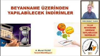 5 GELİR VERGİSİ BEYANNAMESİNDE YAPILABİLECEK İNDİRİMLER [upl. by Marler]