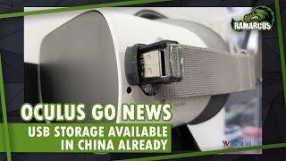 Oculus Go News  USB OTG Storage available in China already Firmwaresoftware update [upl. by Towland146]