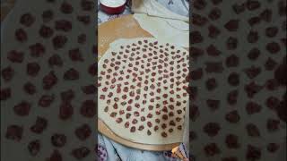 Turkish Manti Recipe Ravioli with Minced Meat shorts [upl. by Okeim797]