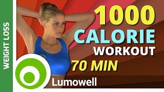 1000 Calorie Workout Without Equipment [upl. by Anita]