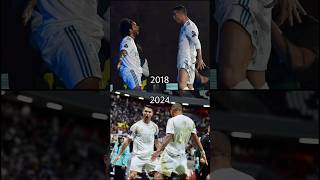 🥺❤ Cristiano Ronaldo doing his iconic Marcelo duo siuu celebration with Angelo [upl. by Noiramaj]