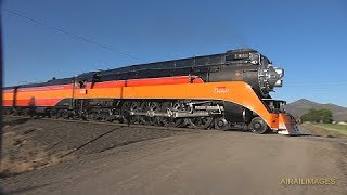 Daylight 4449 Steams to Bend Oregon 24 June 2017  SP 4449 Southern Pacific 484  Airailimages [upl. by Wey]