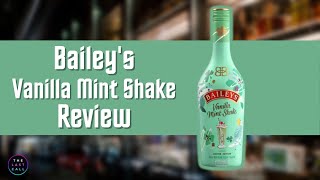 Baileys Vanilla Mint Shake Irish Cream Review [upl. by Pinto871]