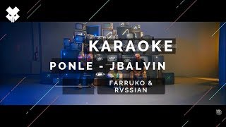 KARAOKE  Ponle  J Balvin ft Farruko Instrumental  Letra [upl. by Ias502]