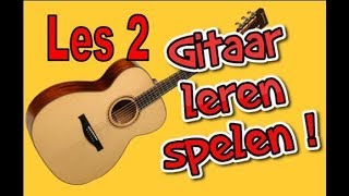 Hoe speel je gitaar les 2 Gitaar leren spelen [upl. by Frances287]