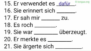 Wiederholung Lückentext Bausteine Grundwissen Grammatik Deutsch Übungen Prüfung Beginner [upl. by Guido]