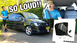 Volkswagen GTI RamAir Intake Install  MAKING THE TURBO LOUDER [upl. by Aklam891]