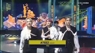 210131 ATEEZ FIRST BONSANG AWARD FULL [upl. by Alyam]