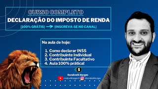 30 Como declarar INSS pago no Imposto de Renda [upl. by Jelsma]