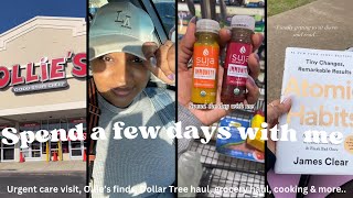 VLOG  I got sick come with me to Ollies Dollar Tree haul grocery run  haul cook with me amp more [upl. by Rajiv445]