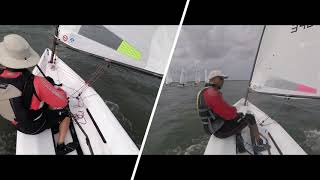 2021 RS Aero FL State Championship  Race 6 2 boats 1 start [upl. by Erusaert]