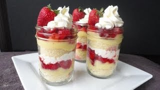 Strawberry Shortcake Parfaits aka Mini Trifles [upl. by Una]