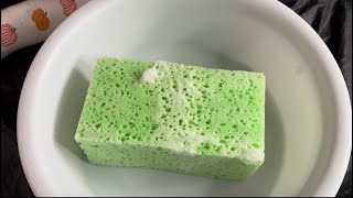 ASMR Soapy Car Sponge Ripping [upl. by Delaine626]