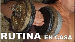 HACER PESAS EN CASA  ✖✖✖ HOME TRAINING WORKOUTS ✖✖✖ [upl. by Aivlis]