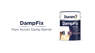 Stop and seal rising and penetrating damp with Duram DampFix [upl. by Bevon593]