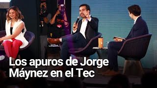 Los apuros de Jorge Máynez en el Tec de Monterrey [upl. by Renat]