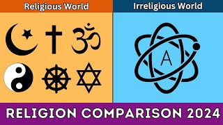 Religious Countries vs Irreligious Countries  Religion Comparison 2024 [upl. by Gimble904]