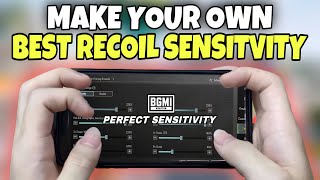 How to make your own Sensitivity  Zero Recoil Sensitvity for BGMI  Perfect Sensitivity Settings [upl. by Marleen]