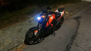 Chill Nigth Ride  POV 4K ZONTES U125 [upl. by Schouten813]