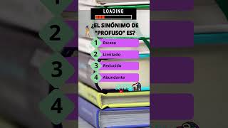 5️⃣4️⃣4️⃣RAZ VERBAL CXXXIII 📚🧠 test quiz razonamientoverbal shorts testdeculturageneral trivia [upl. by Eidson989]