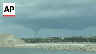 Video shows tornadoes in South Florida ahead of Hurricane Milton [upl. by Lamoureux170]