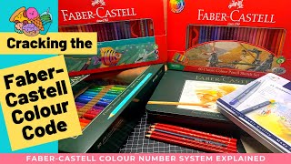 Faber Castell COLOUR NUMBER SYSTEM  All The Colour Names [upl. by Wash]