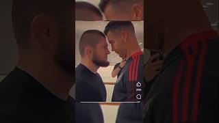 Ronaldo vs khabib 😍🤍😈 reaction ronaldo shortsfeed viralshorts viralvideos trending [upl. by Amsirahc]