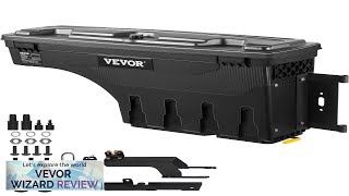 VEVOR Truck Bed Storage Box Lockable Swing Case with Password Padlock 66 Review [upl. by Ahsilet]