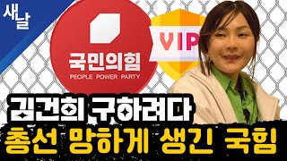 짤 김건희 구하려다 총선 망하게 생긴 국힘 [upl. by Jannel]