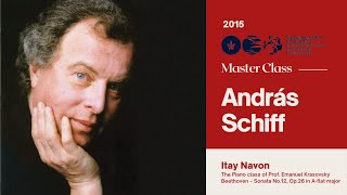 Andras Schiff Piano Master Class  Itai Navon [upl. by Kabab]