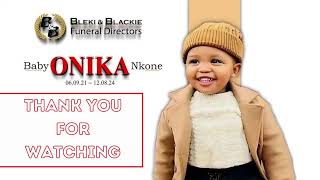 Church Service Funeral Service of the late Baby Onika Nkone [upl. by Wurster]