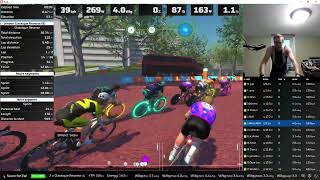 2024May22 Zwift  Race Stage 3 Bag That Badge  London Classique Reverse B in London [upl. by Nilerual48]