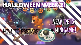 🦇HOW TO PREPARE FOR HALLOWEEN WEEK 2 NEW PETS  MINIGAME SCARE BEAR 🐻 💀 [upl. by Laius]