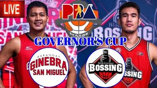 PBA LIVE  BRGY GINEBRA vs BLACKWATER I LIVE SCORES PLAYER STATS amp PLAYBYPLAY [upl. by Aemat]