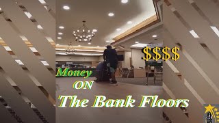 quotPicking up Money from the Bank Floor Cleaning LVT Tile Floors 💰✨quot [upl. by Etnoek]