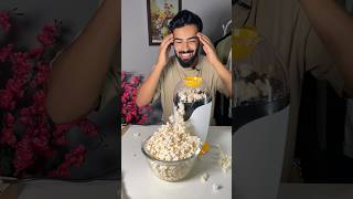 This mini popcorn maker is amazing 😻 popcornmaker review testing [upl. by Ayouqat327]