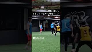 意外に難しい。ダイレクトでハーフボレーパス フットサル好きとつながりたい フットサル フットサルボーイズ futsalskill challenge 플랩풋볼 [upl. by Llenor789]