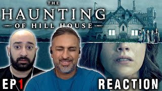 The Haunting of Hill House  Episode 1 Steven Sees a Ghost  REACTION  First Time Watching [upl. by Suertemed]