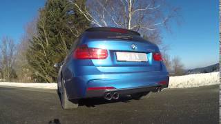 BMW F31 330d  FOX Exhaust System [upl. by Adeuga]