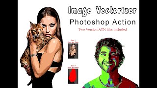 Image Vectorizer Photoshop Action [upl. by Ness]