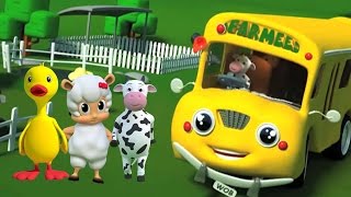 ruote del bus filastrocche italiani  bambini video compilazione in italiano [upl. by Parnas]