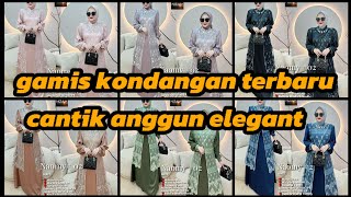 model gamis brokat modern 2025 Cantik anggun elegant trend busana viral 2025 tren baju lebaran 2025 [upl. by Ardek422]