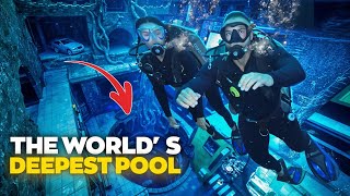 Diving In The Worlds Deepest Pool [upl. by Tezzil]