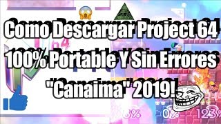 Como Descargar Project64 100 Portable 2019 [upl. by Aimet]