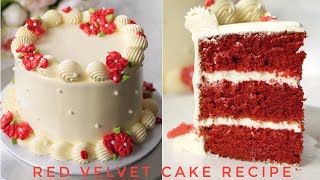 The Best Red Velvet Cake Recipe I How to Make Red Velvet Cake [upl. by Celie]