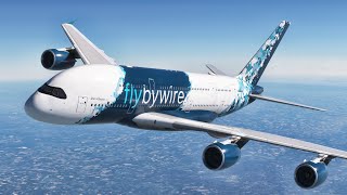 FlyByWire Airbus A380 flown by a Real 737 Captain  Microsoft Flight Simulator [upl. by Joelynn]