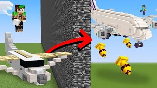 I Cheated with PLANES in Minecraft Build Battle [upl. by Haraz]