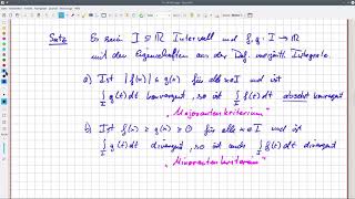 Analysis Uneigentliche Integrale Majoranten und MinorantenKriterium mit Beispiel 1407 [upl. by Stubstad]