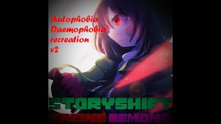 Undertale AU  StoryShiftfacing demonsDevilovania Autophobia Daemophobia REMIX v2 [upl. by Arvad]